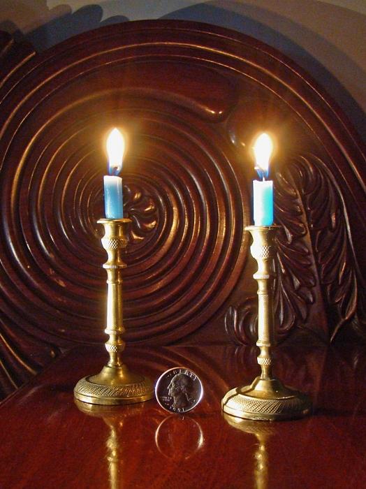 Pair French Taper Candlesticks
